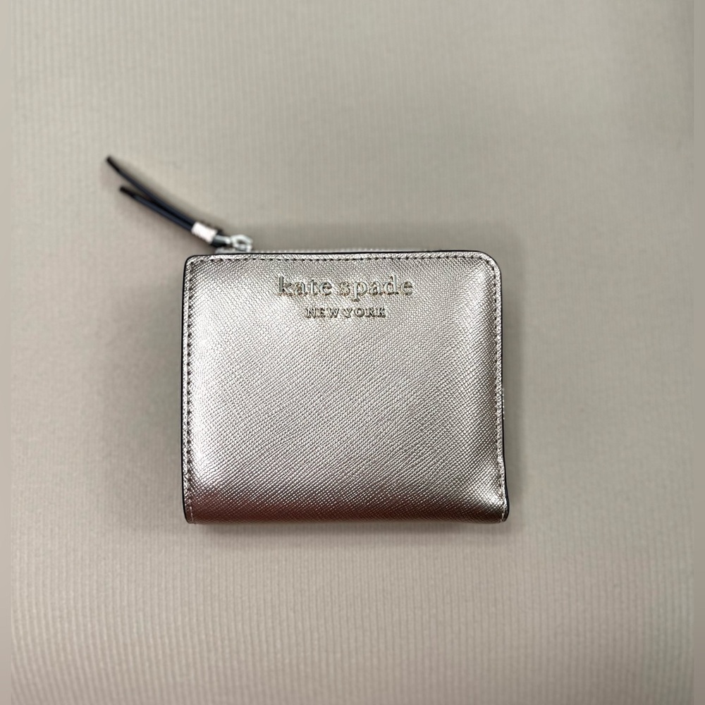 Kate Spade Rose Gold Metallic Wallet NWT